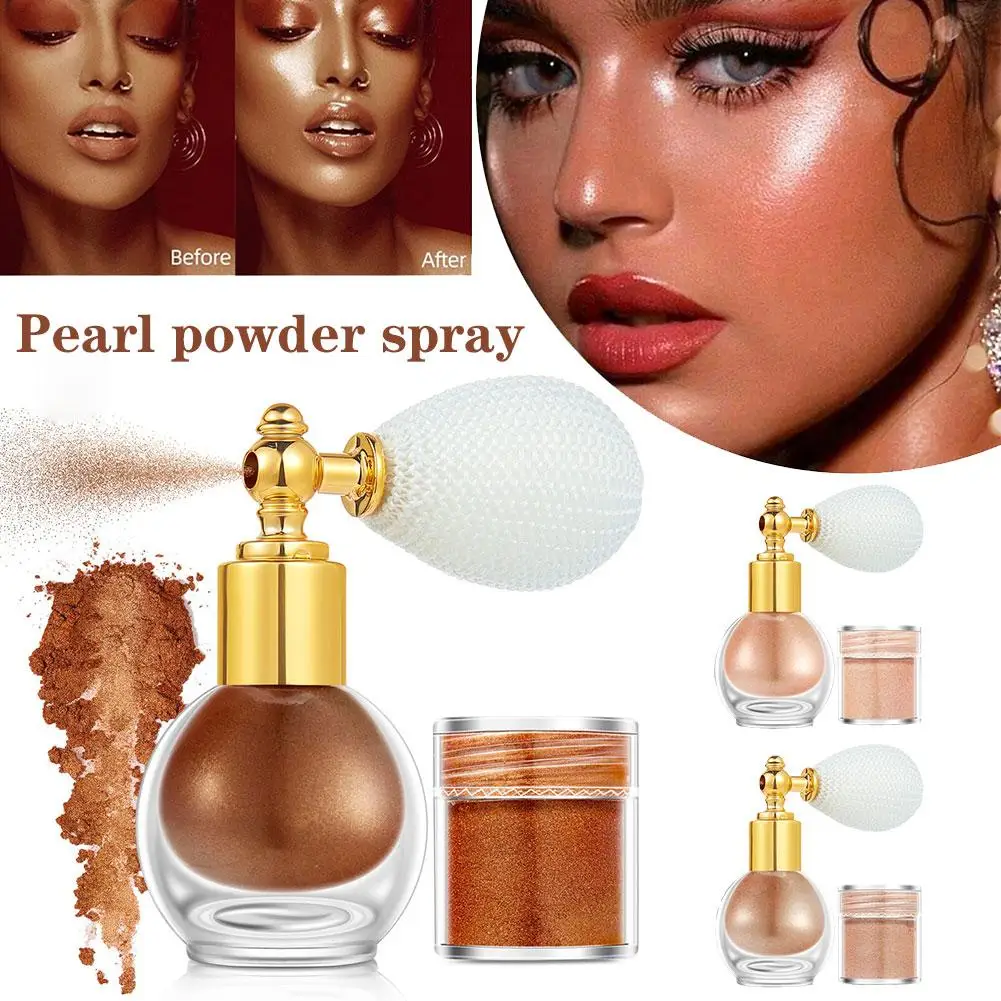Highlighter Powder Spray High Gloss Brightening Glitter Powder Spray Shimmer Sparkle Powder For Face Body Highlight Makeup F6B5
Highlighter Powder Spray High Gloss Brightening Glitter Powder Spray Shimmer Sparkle Powder For Face Body Highlight Makeup F6B5