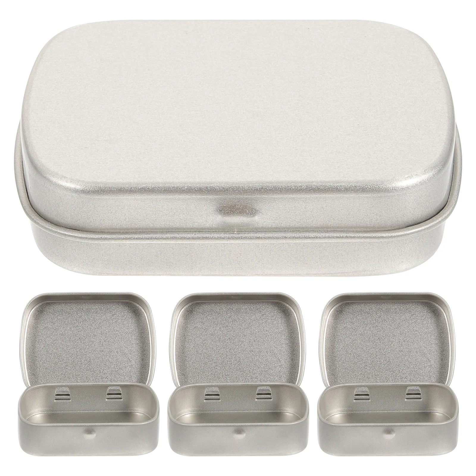 4 Pcs Small Tin Case Candy Storage Tins Boxes Jewelry Wrapping Jewellery Metal Tea with Cover
4 Pcs Small Tin Case Candy Storage Tins Boxes Jewelry Wrapping Jewellery Metal Tea with Cover