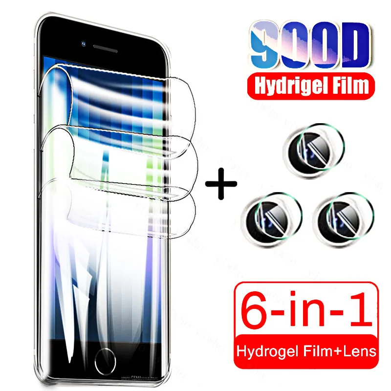 

Hydrogel Film Screen Protectors for IPhone Se 2022 13 12 11 Pro Xs Max Mini Full Cover Protective Lens for IPhone 8 7 6 6S Plus