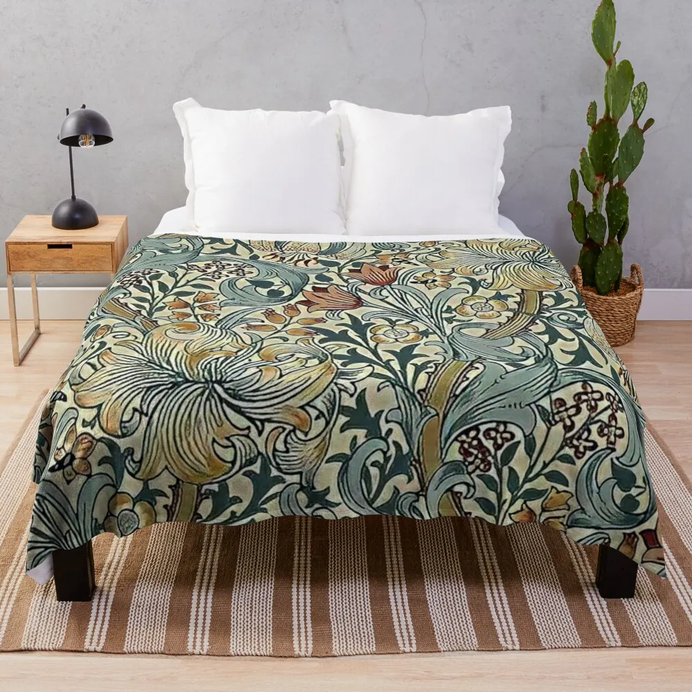 

William Morris - floral design Throw Blanket Picnic Blanket fluffy blanket Extra Large Throw Blanket Winter bed blankets