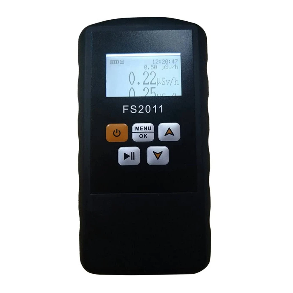 

Radiation Tester, Geiger Counter Nuclear Radiation Detector with LCD Display, Ray Data Tester Marble Dosimeter (Black)