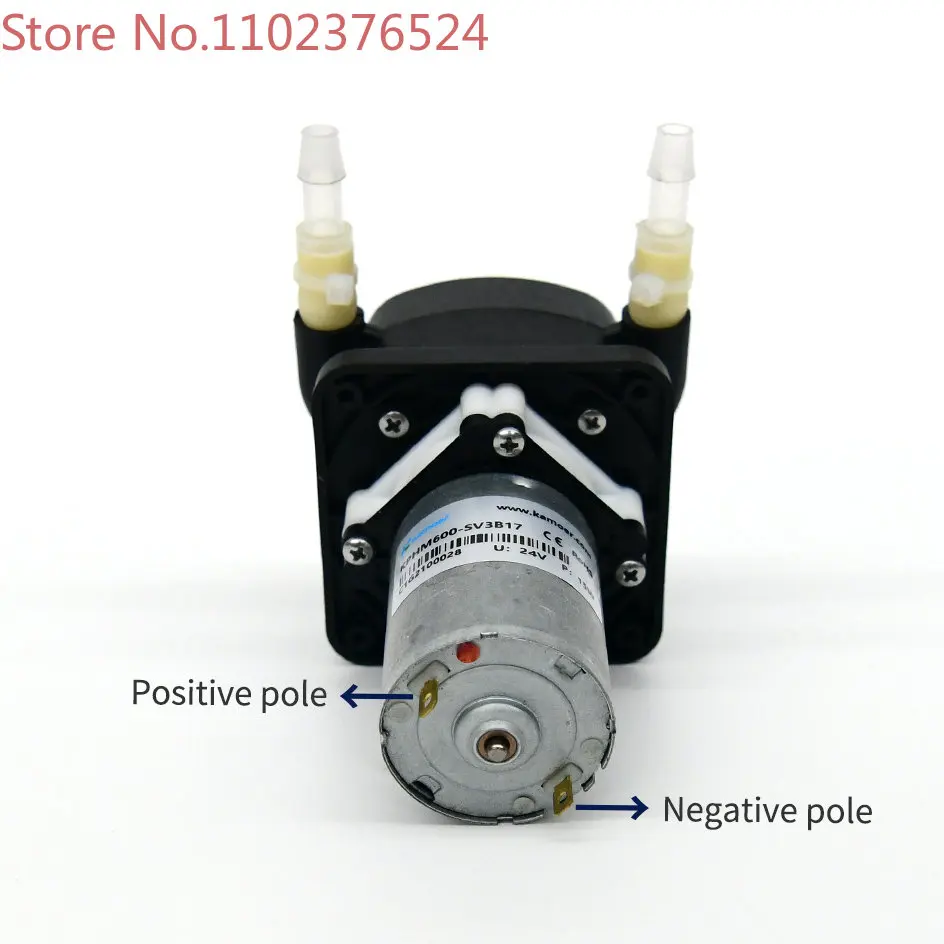 

Kamoer KPHM600 600ml/min 12V 24V Brush Brushless 3 Rollers Mini Self-priming New Style Peristaltic Pump