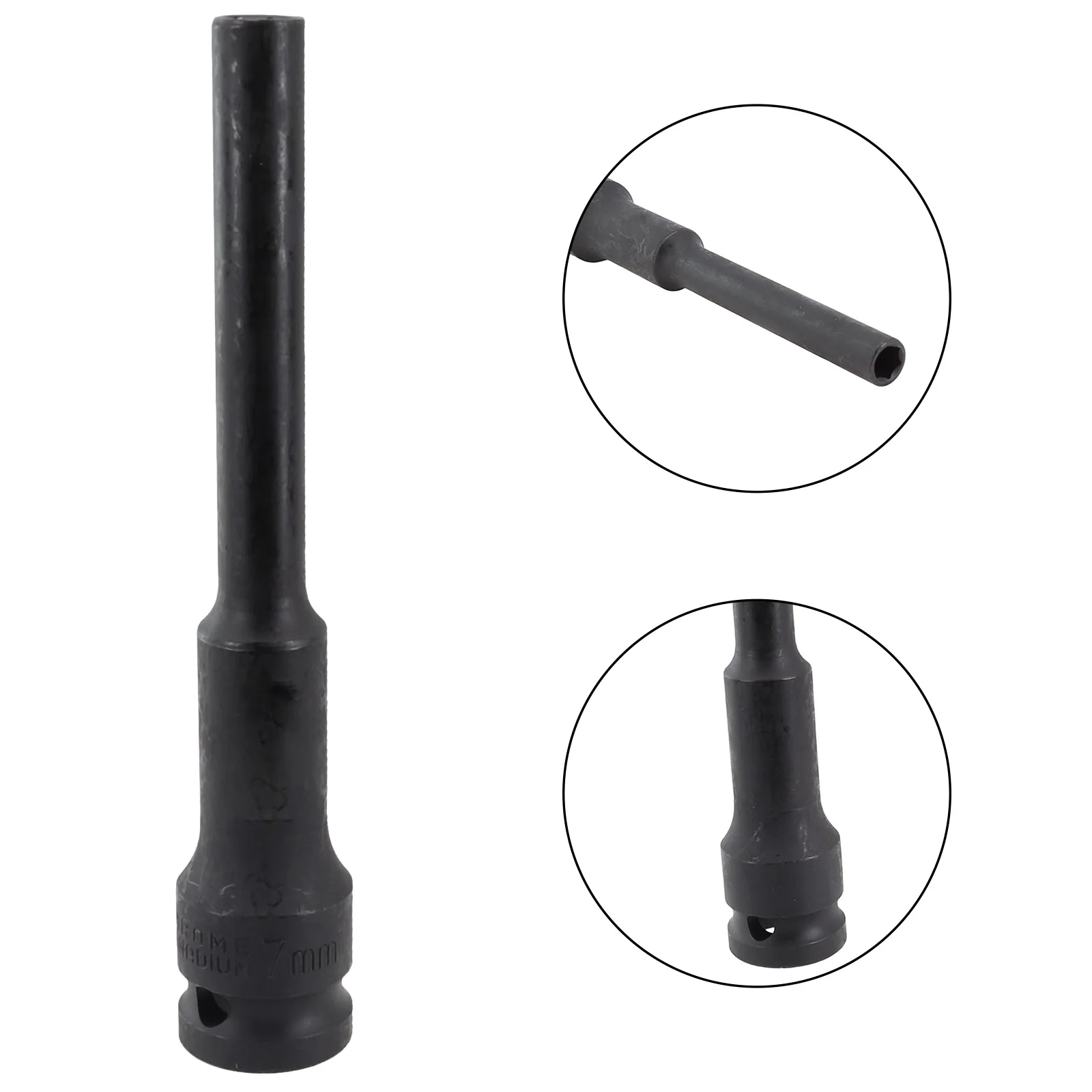 Professional 1/2 Drive Impact Wrench Hex Socket Head Set with 15 Optional Sizes and Chrome Vanadium Steel Material
Professional 1/2 Drive Impact Wrench Hex Socket Head Set with 15 Optional Sizes and Chrome Vanadium Steel Material