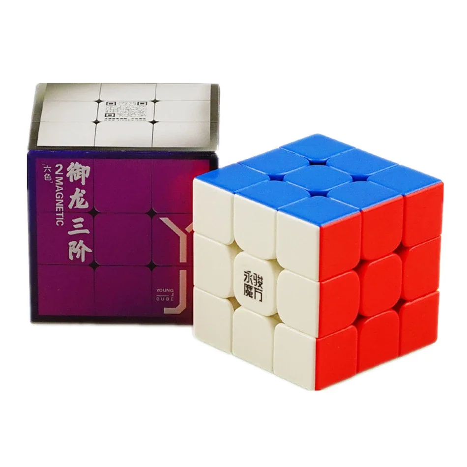 

[Picube] YJ YuLong V2 M 3x3x3 Magnetic Speed Cube 3x3 2M Magic Cube Puzzle Professional Educational Toys for Kids Gift