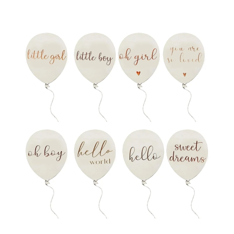 

Photography Props for Baby InsStyle Wooden Balloon Wall Decor Newborn Photoshoot Props Backdrop Birthday Party Decors 69HE