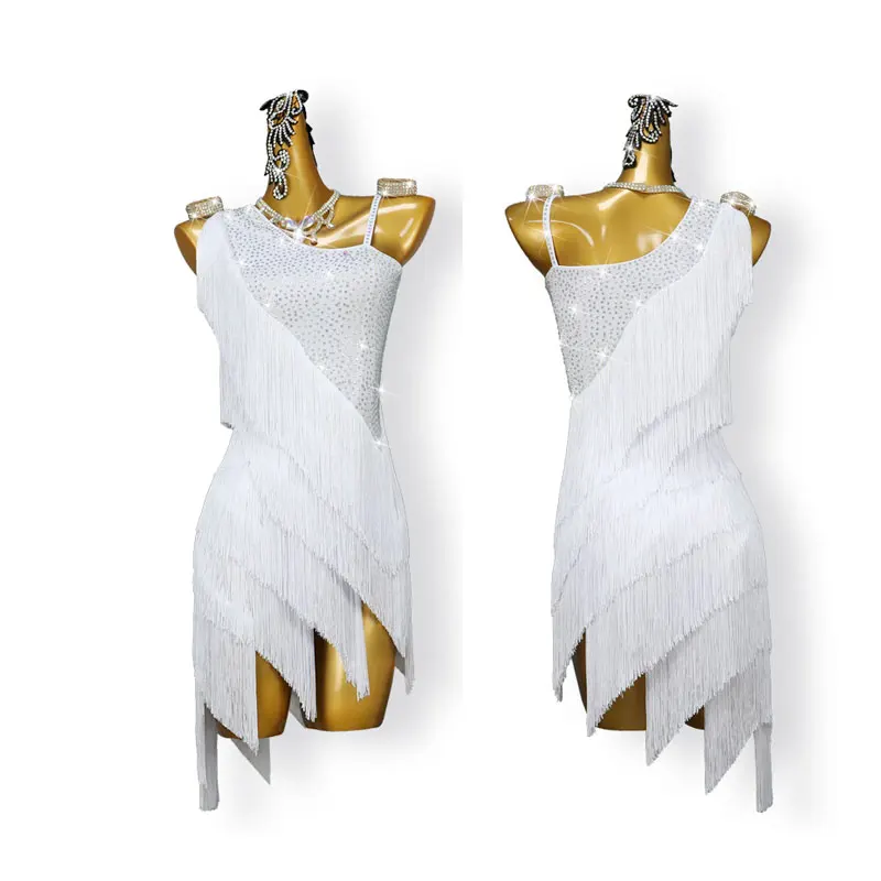 Latin Dance Dress Women's Tassel Dress Adult Customized Professional Stage Dance Performance Competition Clothing
Latin Dance Dress Women's Tassel Dress Adult Customized Professional Stage Dance Performance Competition Clothing