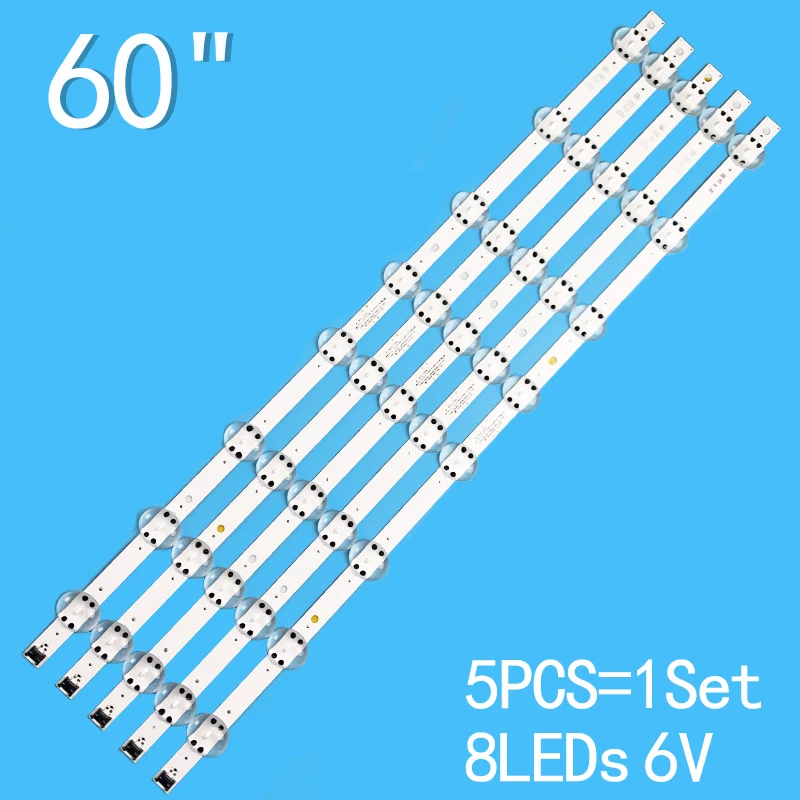 5pcs/set LED backlight strip for LG 60UN71006LB 60UM71007LB 60UM7100PLB 60UM6950DUB 60UM6900DUB LGIT_Y19_60UM71 E EAV64732901 mm
5pcs/set LED backlight strip for LG 60UN71006LB 60UM71007LB 60UM7100PLB 60UM6950DUB 60UM6900DUB LGIT_Y19_60UM71 E EAV64732901 mm