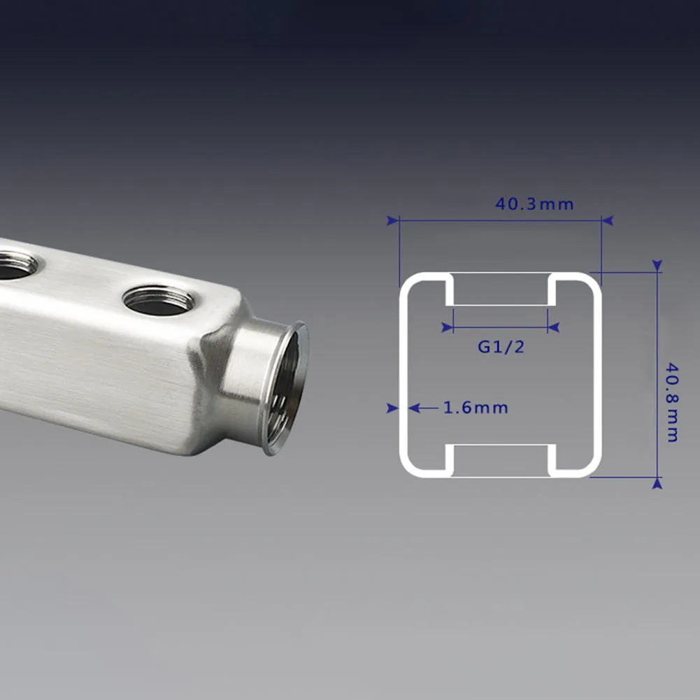 Durable Stainless Steel Manifold Pipe Anti Rust Properties Large Flow Outlet Comfortable Indoor Environment
Durable Stainless Steel Manifold Pipe Anti Rust Properties Large Flow Outlet Comfortable Indoor Environment