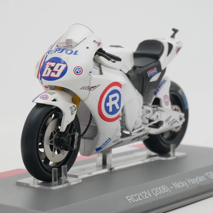 

1:18 Scale Diecast Alloy Moto GP 2008 RC212V Motorcycle Toys Cars Model Classics Adult Collection Souvenir Gifts Static Display