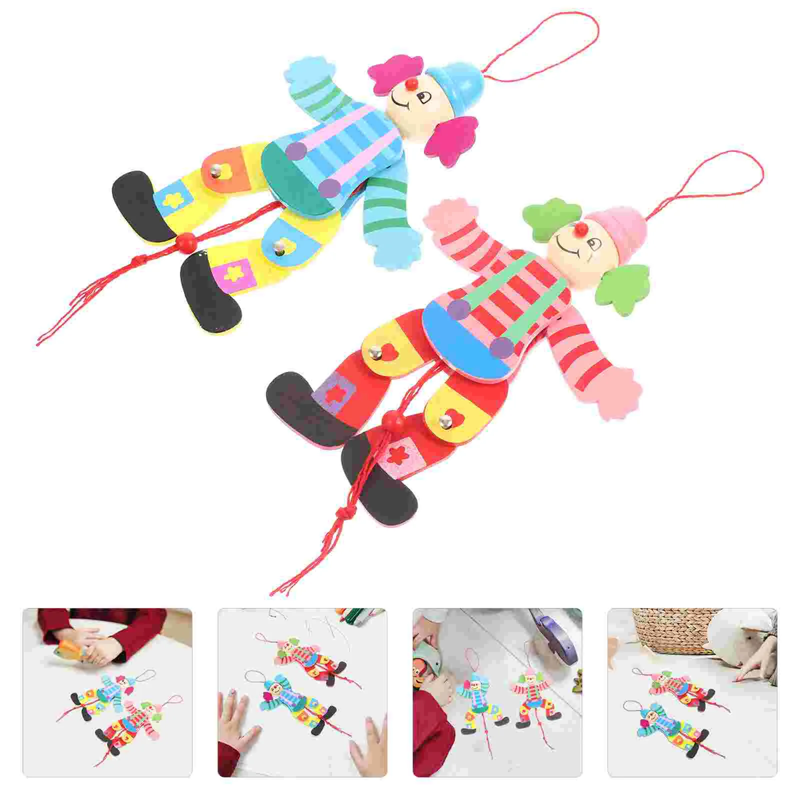 2 Pcs Pull Line Clown Toy Puppet String Puppets Marionett Houses Marionettes Wire Rope
2 Pcs Pull Line Clown Toy Puppet String Puppets Marionett Houses Marionettes Wire Rope