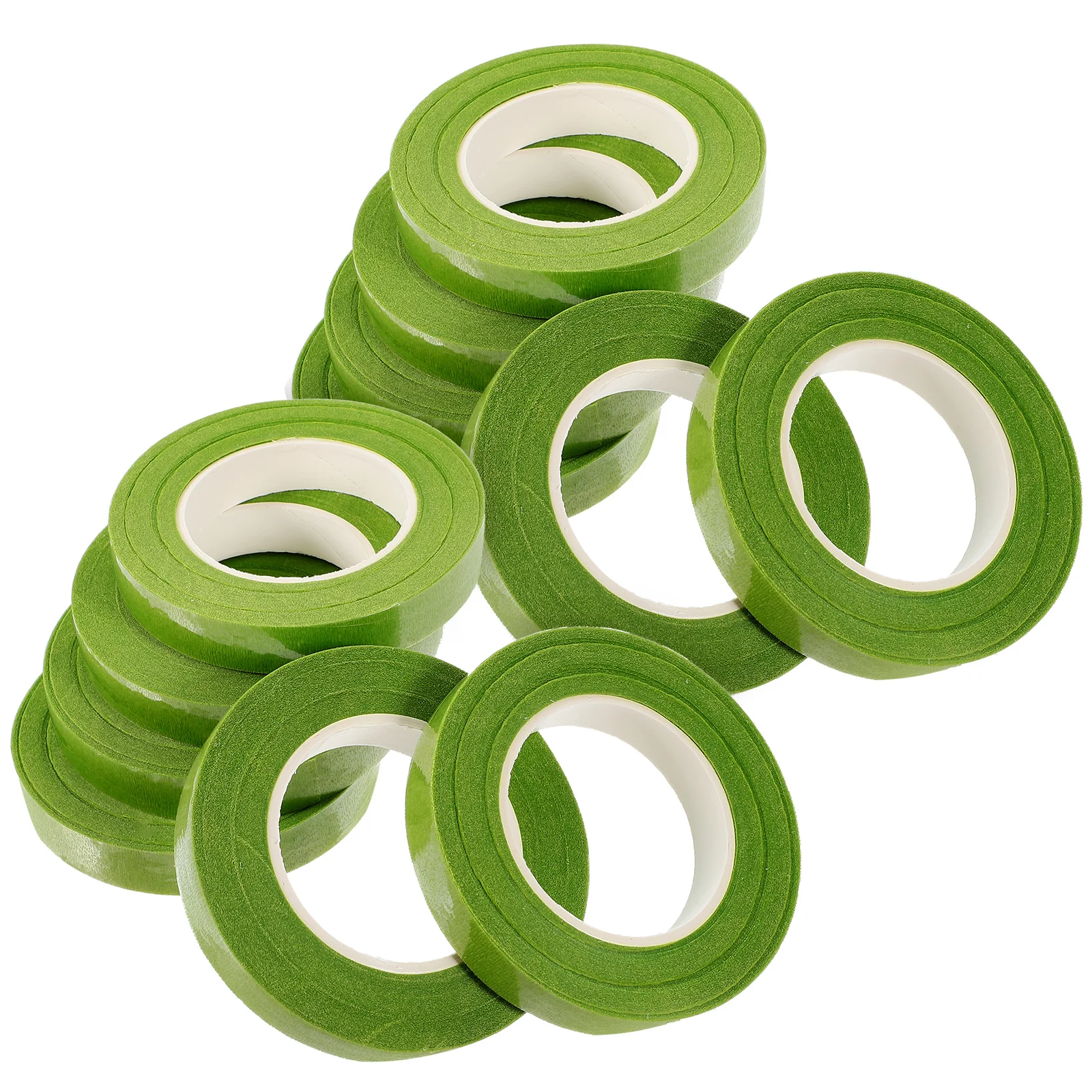 

12 Rolls Floral Tape Bouquet Stem Arrangement Tool Grass Green Florist Craft Supplies Paper Outdoor Use Flower Gift Wrapping