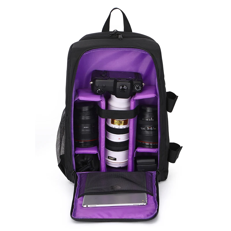 Camera Backpacks Professional SLR Digital Photography Waterproof Backpack Suitable For SONY Canon Nikon And Lens Tripod Holder
Camera Backpacks Professional SLR Digital Photography Waterproof Backpack Suitable For SONY Canon Nikon And Lens Tripod Holder