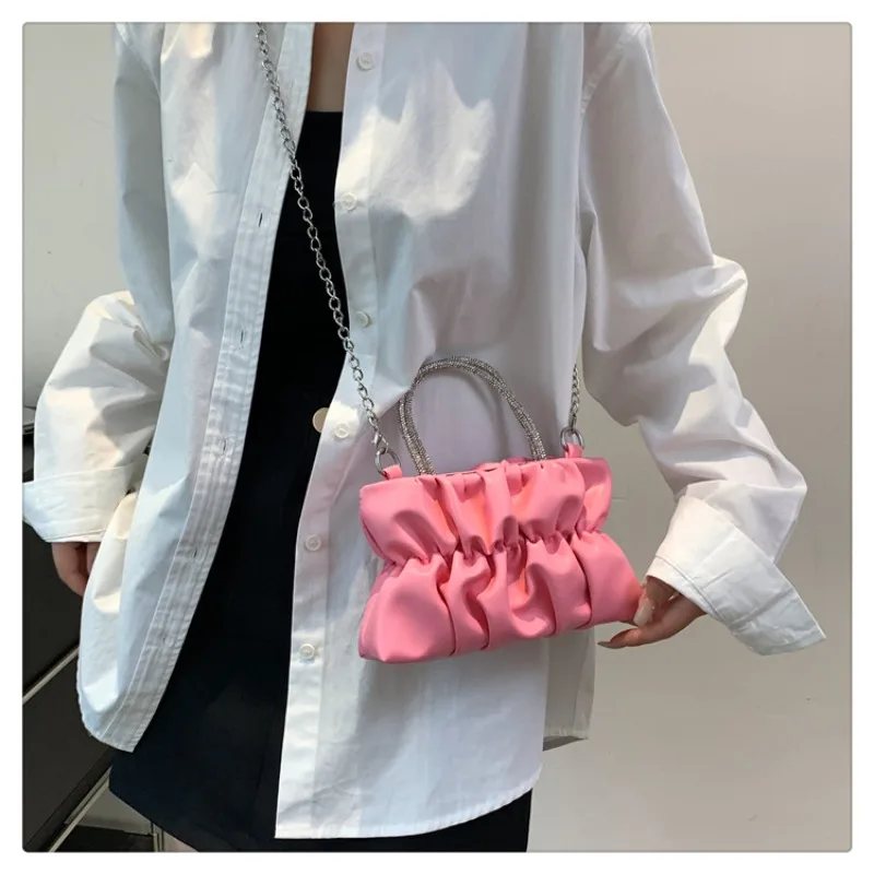 Small Fresh Fashion Female Crossbody Bag Folded Handbag New Luxury Brand Shoulder Bag Chain Korean Edition Women's Shoulder Bag
Small Fresh Fashion Female Crossbody Bag Folded Handbag New Luxury Brand Shoulder Bag Chain Korean Edition Women's Shoulder Bag
