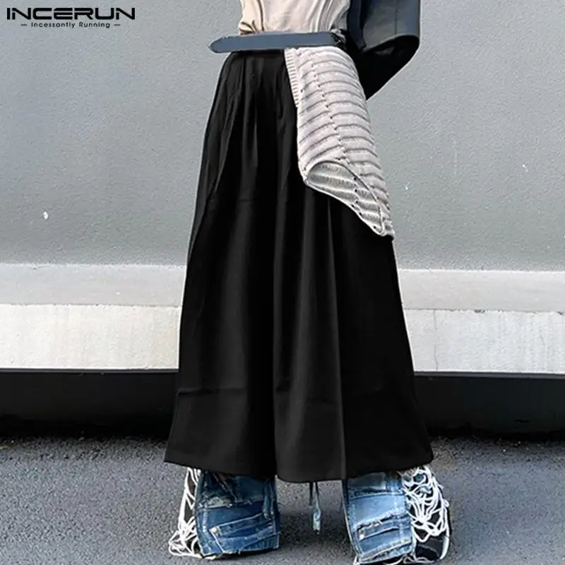 2023 Men Wide Leg Pants Pleated Button Streetwear Joggers Loose Casual Trousers Men Solid Korean Fashion Pants S-5XL INCERUN
2023 Men Wide Leg Pants Pleated Button Streetwear Joggers Loose Casual Trousers Men Solid Korean Fashion Pants S-5XL INCERUN
