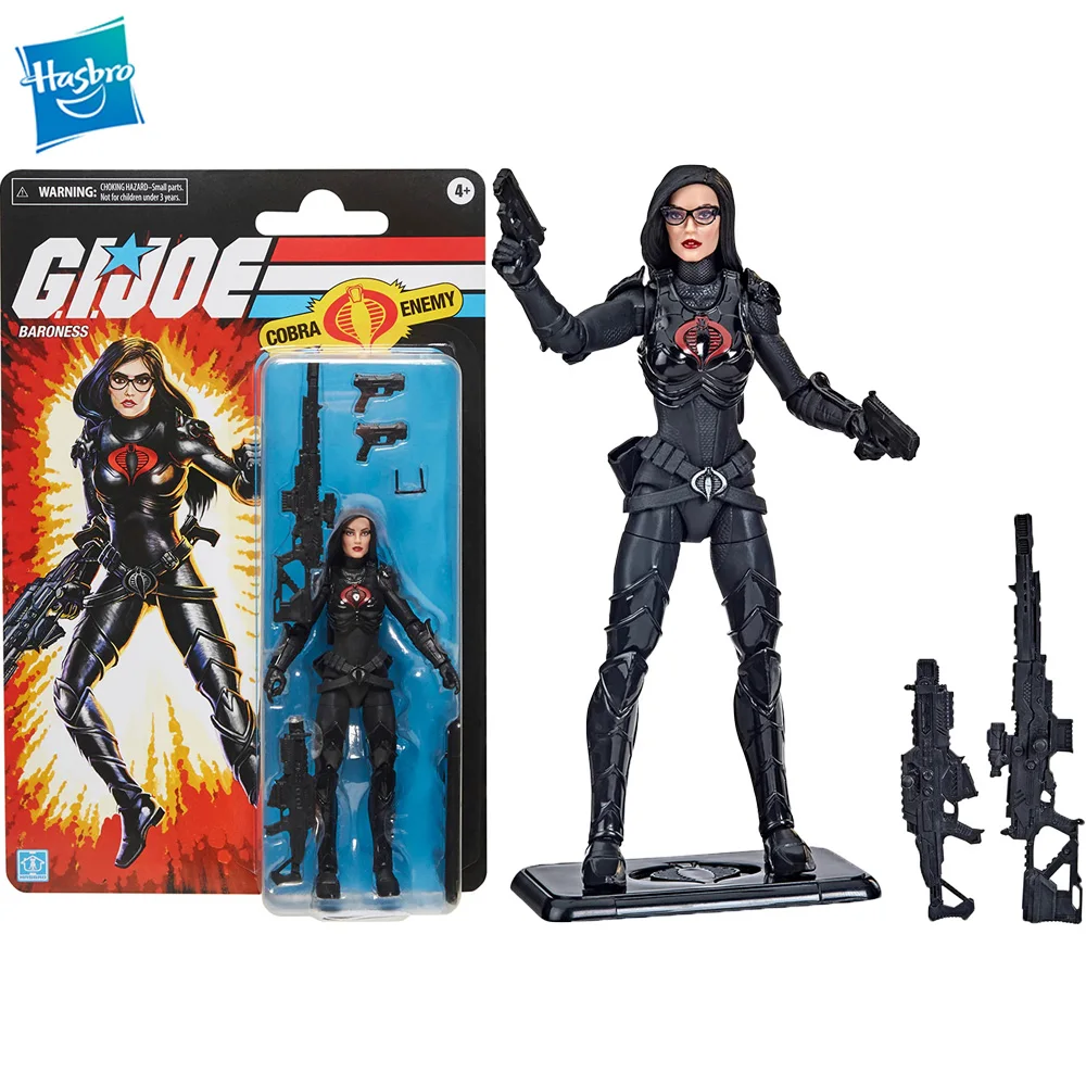 Original Hasbro G.I. Joe Classified Series Baroness Collectible Model Action Figure 15.2cm Hobby Gift F4762
Original Hasbro G.I. Joe Classified Series Baroness Collectible Model Action Figure 15.2cm Hobby Gift F4762