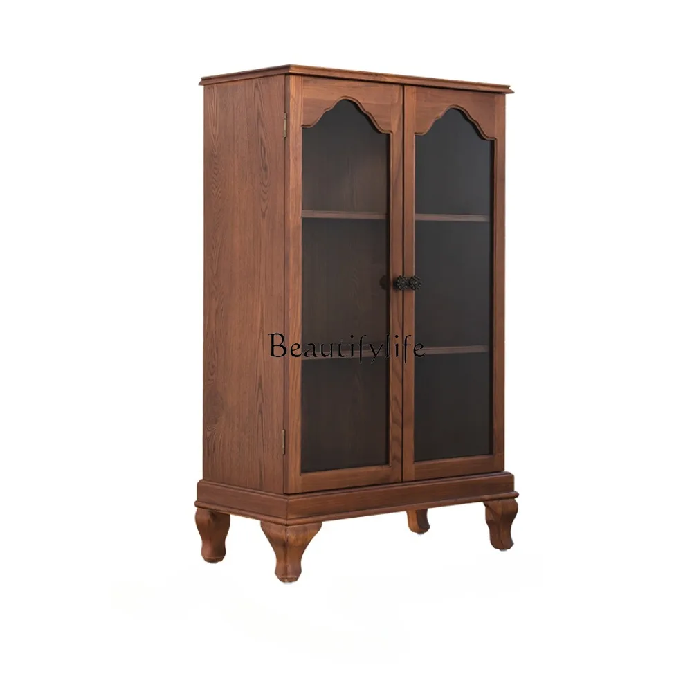 Vintage Solid Wood Home Entrance Cabinet Mid-Ancient Storage Corridor Decoration Side Cabinet
Vintage Solid Wood Home Entrance Cabinet Mid-Ancient Storage Corridor Decoration Side Cabinet