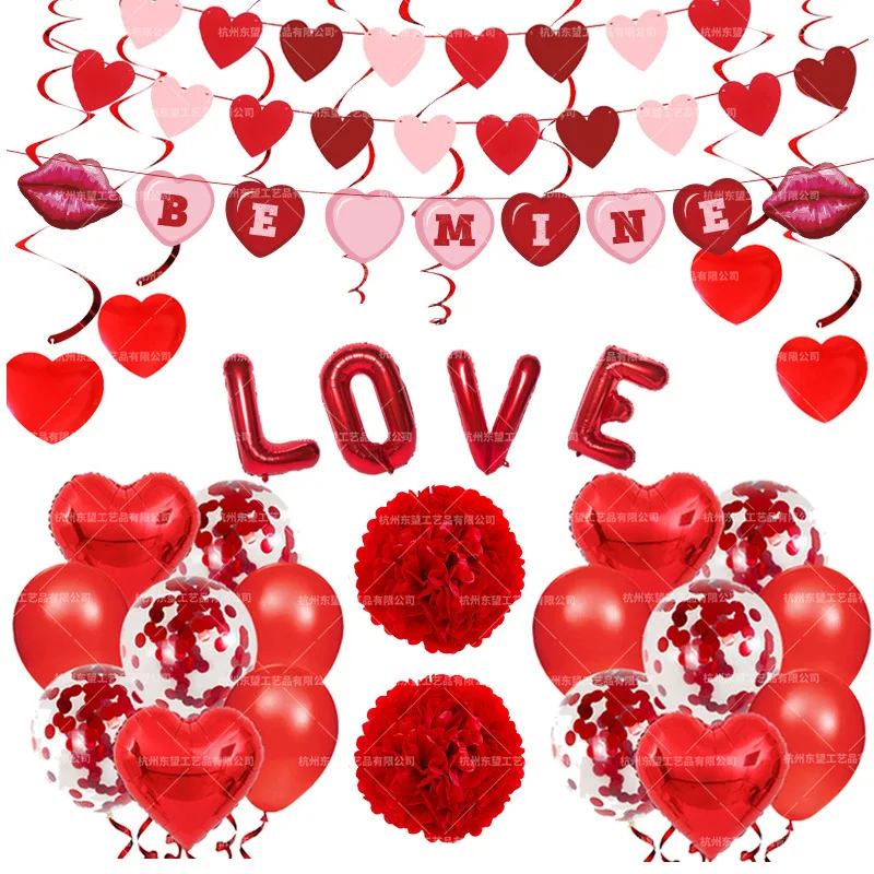 Valentine's Day Theme Party Decoration Valentine's Day Flower Balloons Set Holiday Supplies Balloon for Wedding Party Accessory
Valentine's Day Theme Party Decoration Valentine's Day Flower Balloons Set Holiday Supplies Balloon for Wedding Party Accessory