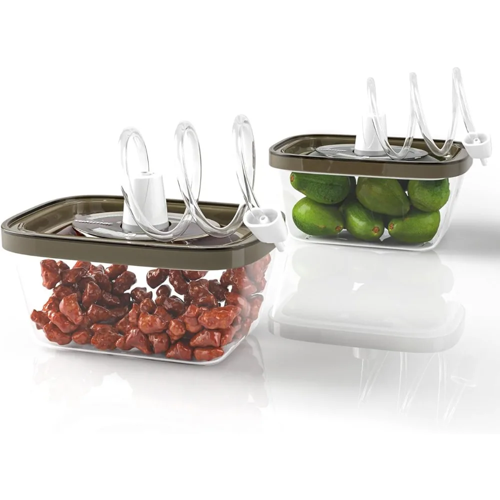 

Save & Keep the Flavor, Square, BPA-Free, Leak Proof, Lid with Lock - Dishwasher, Freezer & Microwave Safe