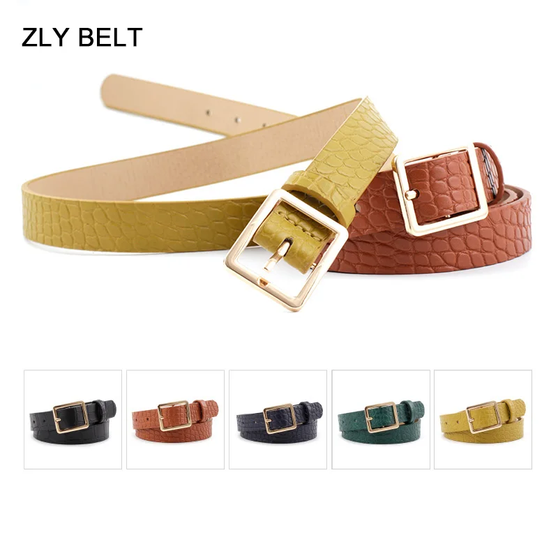 ZLY 2022 New Fashion Crocodile Pattern Belt Women Men Unisex Versatile Jeans Casual Style PU Leather Material Alloy Metal Buckle
ZLY 2022 New Fashion Crocodile Pattern Belt Women Men Unisex Versatile Jeans Casual Style PU Leather Material Alloy Metal Buckle