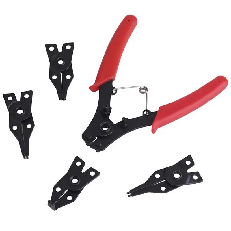 4 In 1 Snap Ring Pliers Head Retaining Circlip Pliers Flat Rim Pliers Flat Jaw Pliers Angled Heads For Internal And External Use
4 In 1 Snap Ring Pliers Head Retaining Circlip Pliers Flat Rim Pliers Flat Jaw Pliers Angled Heads For Internal And External Use