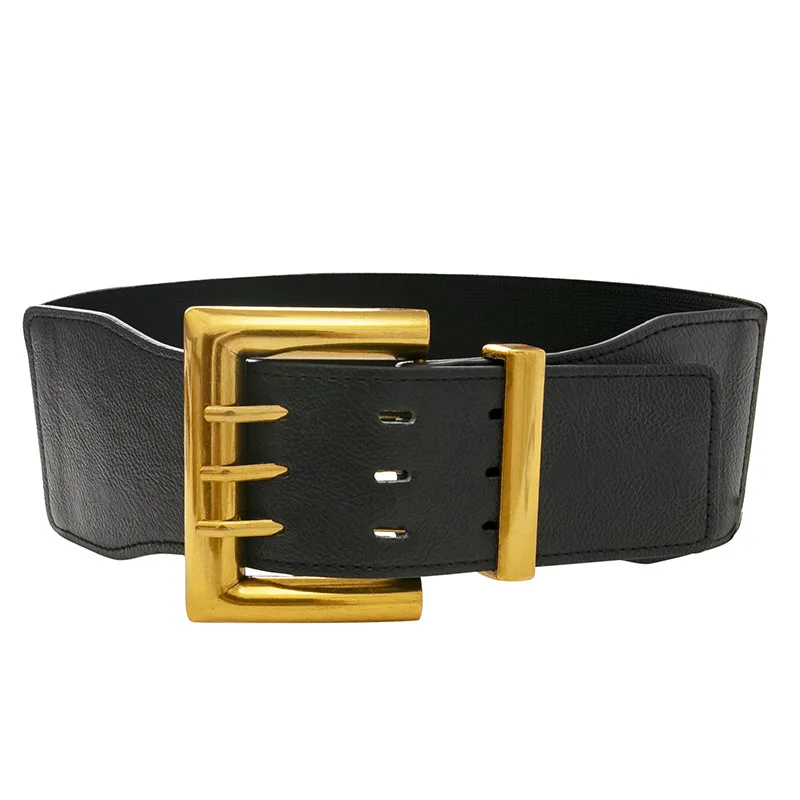 2022 Fashion Luxury Designer Brand Elastic Belt High Quality Women Leather Dress Goth 7.5cm Wide Strap for Jeans Waistband
2022 Fashion Luxury Designer Brand Elastic Belt High Quality Women Leather Dress Goth 7.5cm Wide Strap for Jeans Waistband