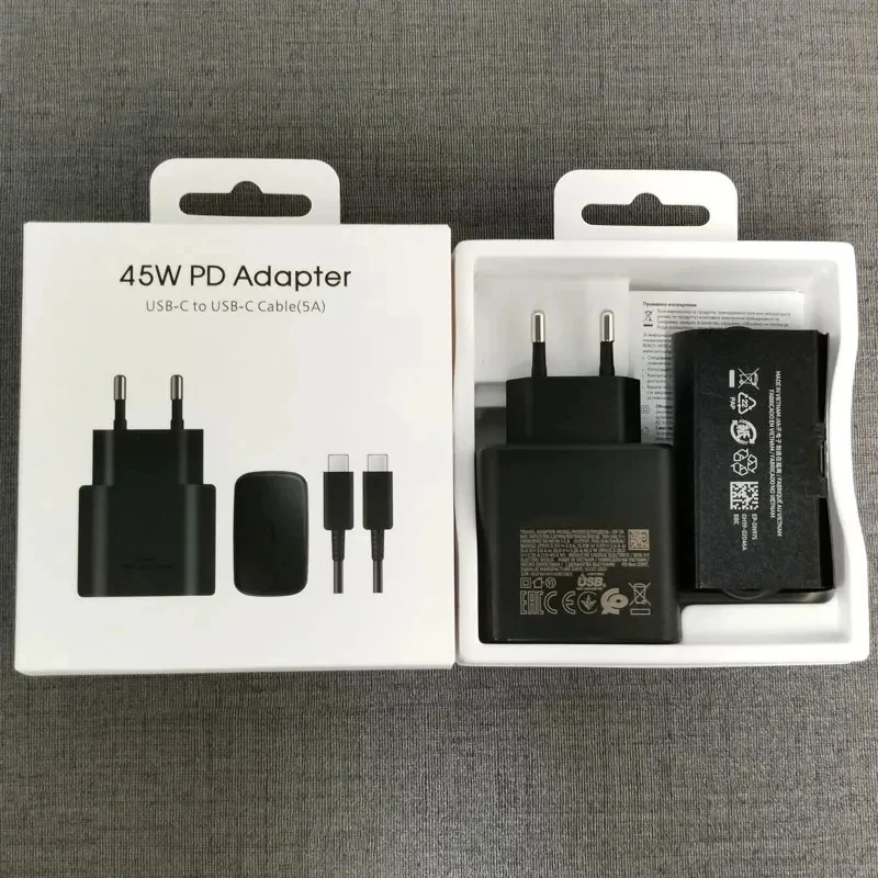 10pcs/45W Fast Charger Super Fast Charge Adapter Type C Cable For Z Flip Fold 5 4 3 2 S24 S23 S22 S21 S20 Note 20 Ultra 10 Plus
10pcs/45W Fast Charger Super Fast Charge Adapter Type C Cable For Z Flip Fold 5 4 3 2 S24 S23 S22 S21 S20 Note 20 Ultra 10 Plus