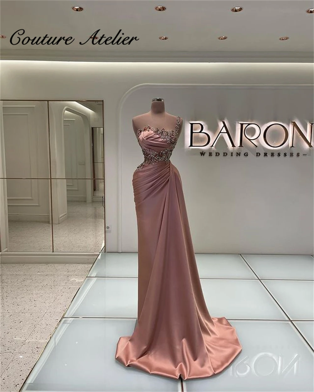 One Shoulder Evening Gowns For Women Elegant Party Mermaid Formal Dress Women Elegant Dinner Dresses Sstin vestidos de noche
One Shoulder Evening Gowns For Women Elegant Party Mermaid Formal Dress Women Elegant Dinner Dresses Sstin vestidos de noche