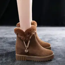 Winter Non-slip Snow Boots Women's Plus Velvet Warm Ankle Boots Fashion Casual Platform Sneakers Black Brown Ladies Cotton Shoes
Winter Non-slip Snow Boots Women's Plus Velvet Warm Ankle Boots Fashion Casual Platform Sneakers Black Brown Ladies Cotton Shoes