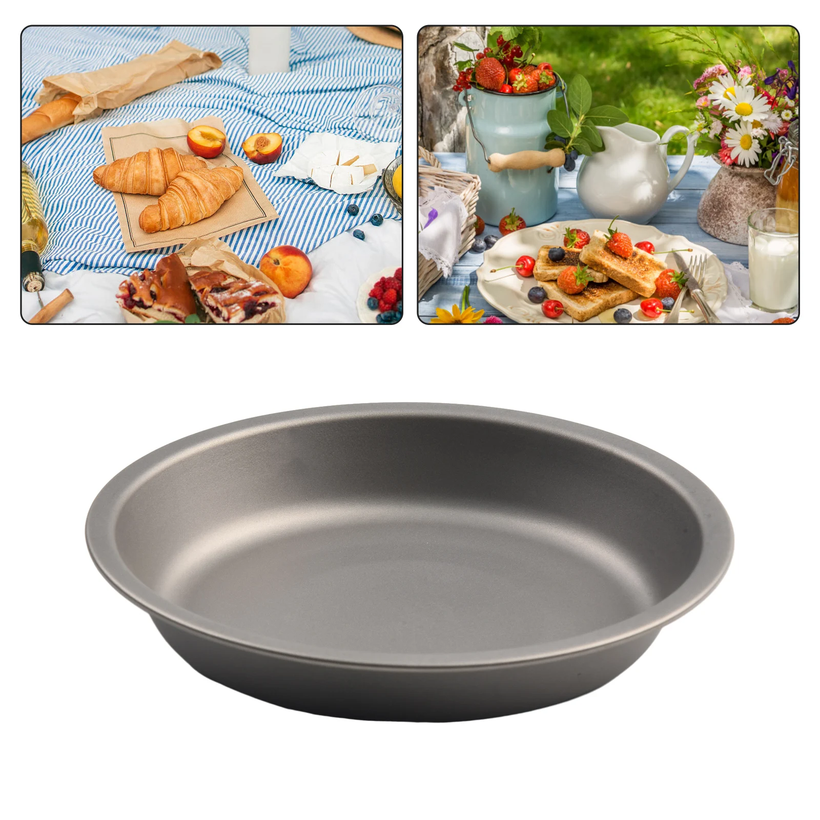 

Camping Hiking Bowl Dish Plate Garden Indoor 140 * 25mm 42g Accessories Lightweight Parts Replacement Strong Sturdy