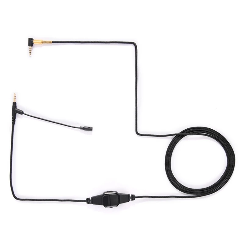 

Replacement Cable Extension Cord with Boom Microphone For BOSE 700 QC25 QC35 OE2 Headphone V-MODA Computer 3.5 to 2.5mm Dropship