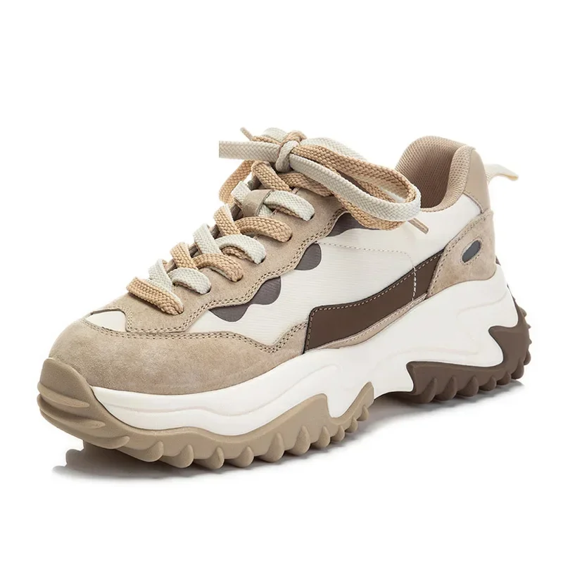 Casual Travel Women Shoes Lace Up Zapatos Mujer Mixed Sneakers Platform Height Increasing Chaussure Femme 2024 New Sapatos
Casual Travel Women Shoes Lace Up Zapatos Mujer Mixed Sneakers Platform Height Increasing Chaussure Femme 2024 New Sapatos