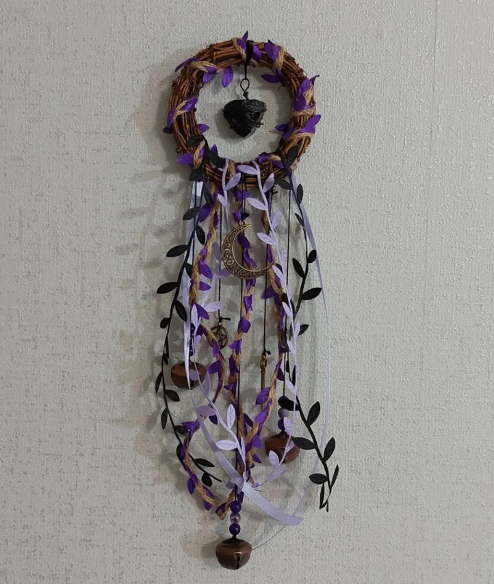 2022 New Hedge Witches Charm Bells/ Tourmaline Crystal Healing Green Witchy Witches Bells/ Clears Negativity/Positive Energy
2022 New Hedge Witches Charm Bells/ Tourmaline Crystal Healing Green Witchy Witches Bells/ Clears Negativity/Positive Energy