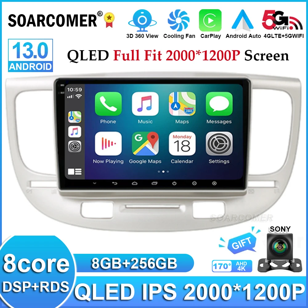 Android 13 For Kia RIO 2 RIO2 2005 - 2011 Navigation GPS Autoradio Touchscreen 4G WIFI Car Radio Audio Player Multimedia Carplay
Android 13 For Kia RIO 2 RIO2 2005 - 2011 Navigation GPS Autoradio Touchscreen 4G WIFI Car Radio Audio Player Multimedia Carplay