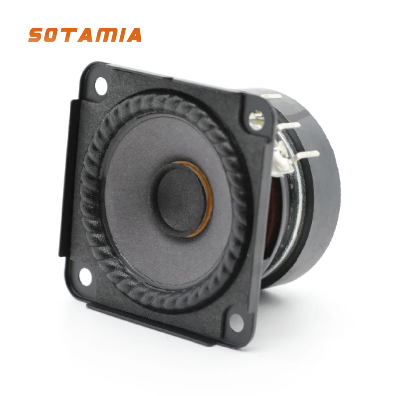 

SOTAMIA 2Pcs 2.75 Inch Portable Audio Full Range Speaker Bass 4 Ohm 25W Sound Speakers Hifi Home Music Long Stroke Loudspeaker