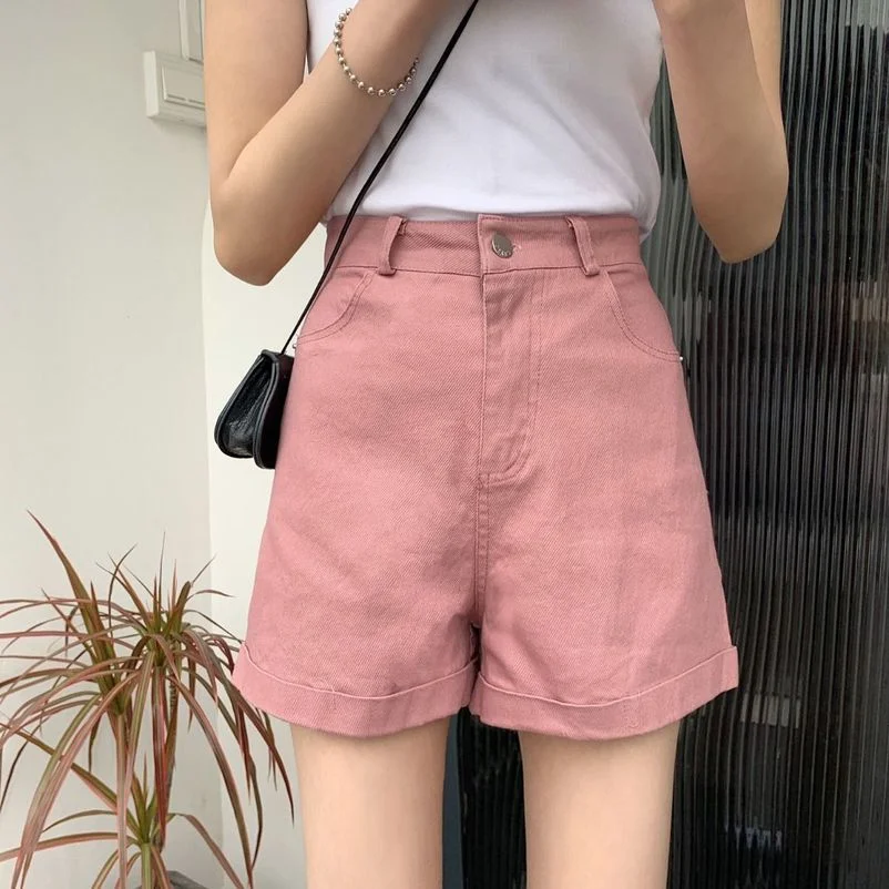 Summer Korean Jeans Students Cuffs Loose Pants Wide Leg High Waist Hot Pants Slimming Casual Versatile Denim Shorts Mokijins
Summer Korean Jeans Students Cuffs Loose Pants Wide Leg High Waist Hot Pants Slimming Casual Versatile Denim Shorts Mokijins