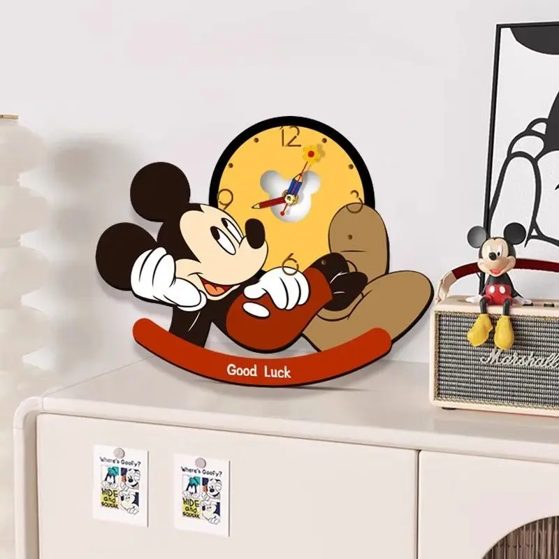 Disney Kawaii Mickey Cartoon Clock Ornament Creative Swing Desktop Clock Desktop TV Cabinet Decoration Home Silent Clock Gift
Disney Kawaii Mickey Cartoon Clock Ornament Creative Swing Desktop Clock Desktop TV Cabinet Decoration Home Silent Clock Gift