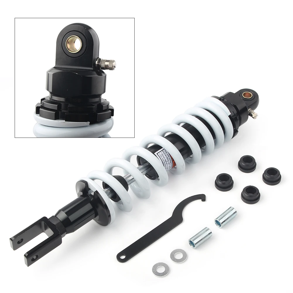 400mm Universal Motorbike Rear Shock Absorber Suspension 12mm Spring For Yamaha Honda Suzuki Kawasaki Trail Dirt Bike ATV 250cc
400mm Universal Motorbike Rear Shock Absorber Suspension 12mm Spring For Yamaha Honda Suzuki Kawasaki Trail Dirt Bike ATV 250cc