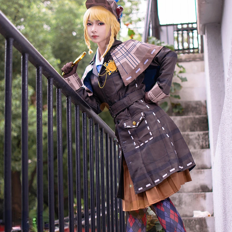 Anime Identity V Cosplay Costume Cos Clothes Gardener Miss Truth Emma Woods Cosplay Costume Set With Hat Magnifying Glass
Anime Identity V Cosplay Costume Cos Clothes Gardener Miss Truth Emma Woods Cosplay Costume Set With Hat Magnifying Glass