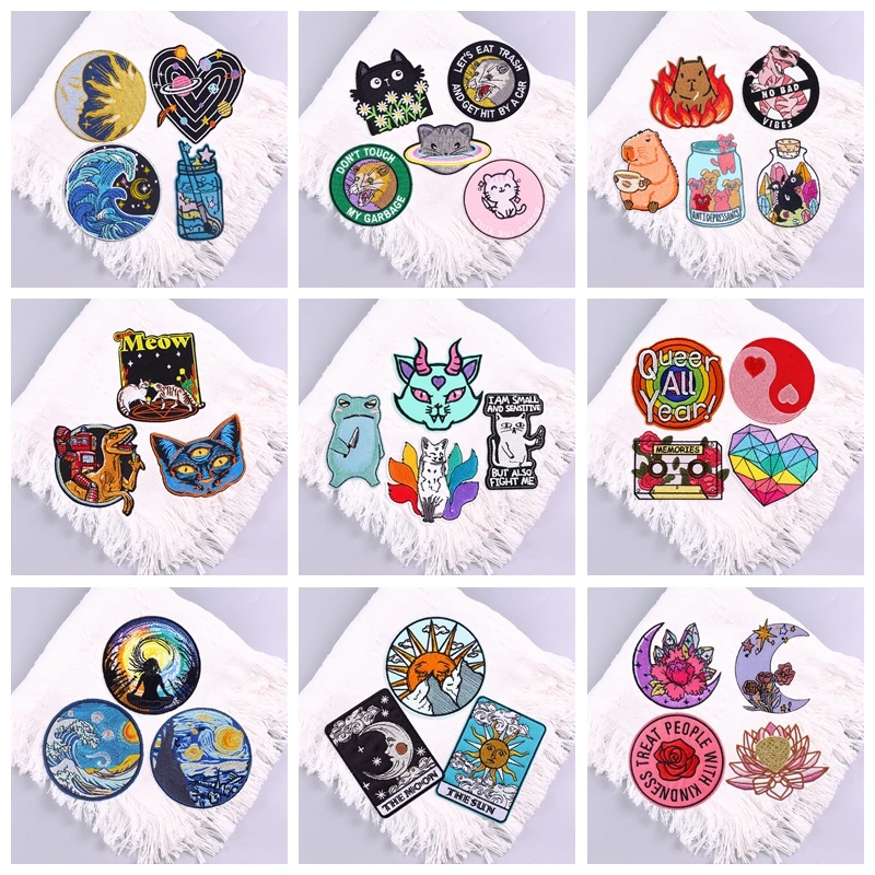 3/4/5 шт., термоклейкие нашивки для одежды
3/4/5 шт., термоклейкие нашивки для одежды