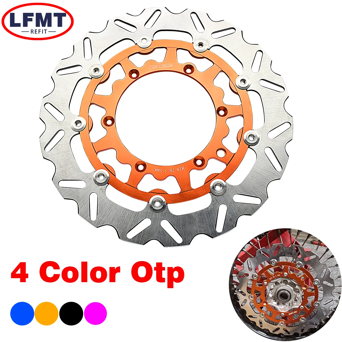 Motorcycle 320MM Front Floating Brake For KTM XC XCF XCW SX SXF EXC EXCF Husqvarna FE TE FCTC TX FX 1994-2023 GasGas EX EC MC
Motorcycle 320MM Front Floating Brake For KTM XC XCF XCW SX SXF EXC EXCF Husqvarna FE TE FCTC TX FX 1994-2023 GasGas EX EC MC