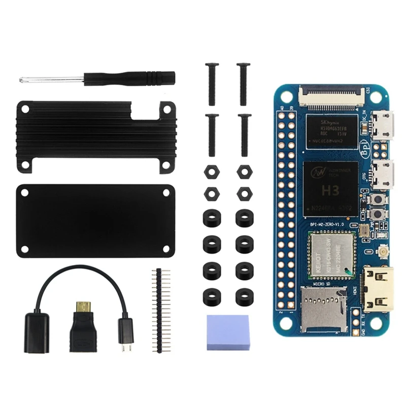 Hot TTKK 2X For Banana Pi M2 Zero Development Board+Aluminum Case+USB Cable Quad Core 512MB Allwinner H3 Open Source Motherboard
Hot TTKK 2X For Banana Pi M2 Zero Development Board+Aluminum Case+USB Cable Quad Core 512MB Allwinner H3 Open Source Motherboard