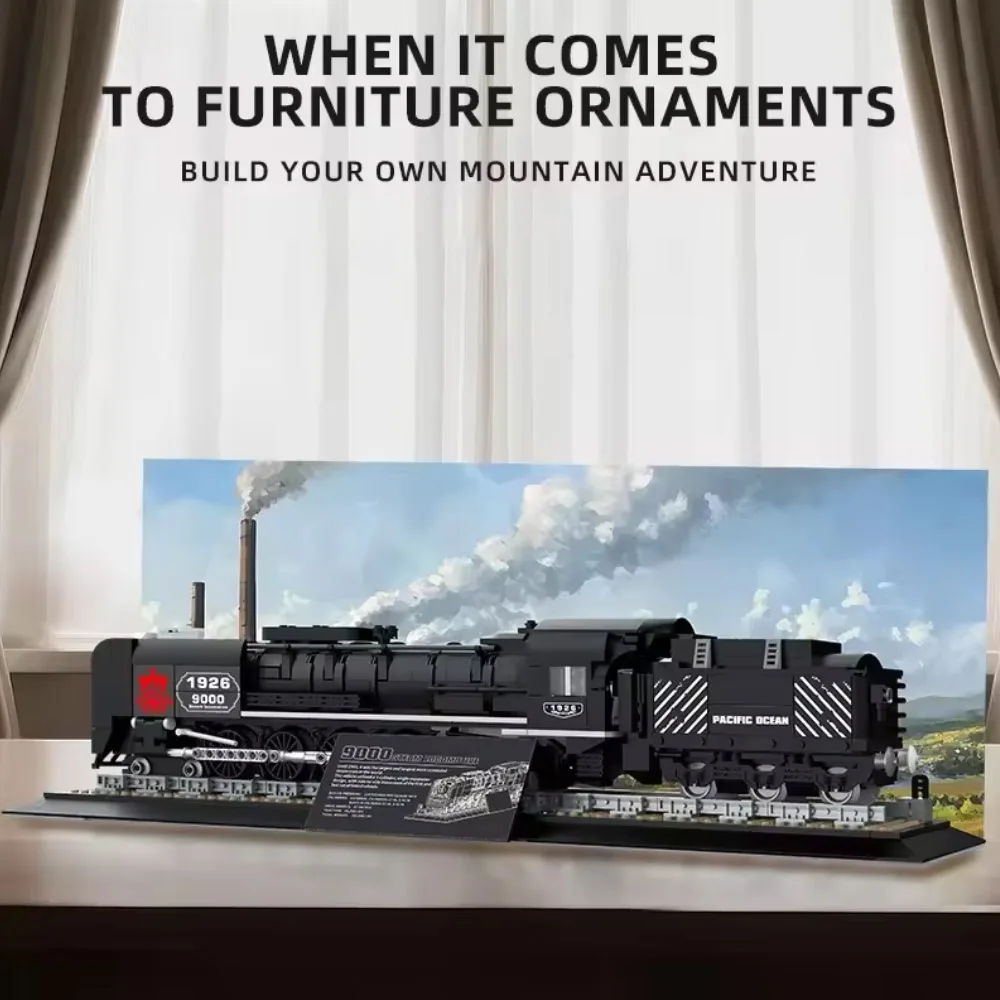 Creative 1IDEAS 546pcs MOC Creativity Steam Locomotive Building Blocks Model 9000 Train Bricks Assembling DIY Toys Boys Gift Set Creative 1IDEAS 546pcs MOC Creativity Steam Locomotive Building Blocks Model 9000 Train Bricks Assembling DIY Toys Boys Gift Set
