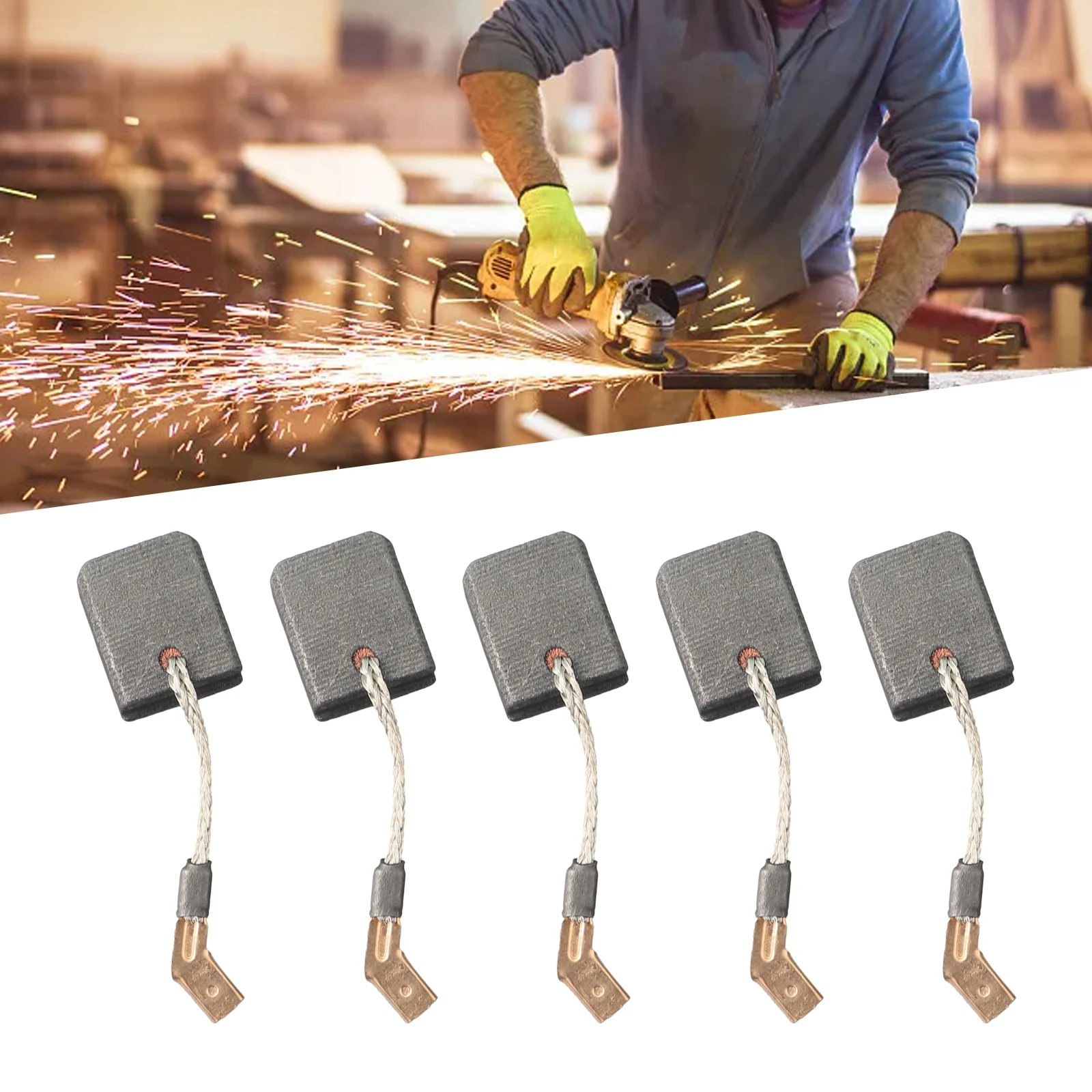 10PC Carbon Brushes 6.5mmx12mmx14mm Replacement For DW Angle Grinder N421362 DWE4217 DWE4238 Carbon Brush Power Tool Accessories
10PC Carbon Brushes 6.5mmx12mmx14mm Replacement For DW Angle Grinder N421362 DWE4217 DWE4238 Carbon Brush Power Tool Accessories