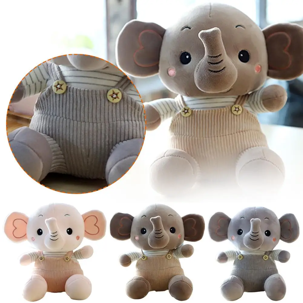 

23cm Plush Toy Elephant Dress Heart Big Ear Couple Girl Kawaii Doll Friend Cartoon Lover Christmas Stuffed Animal Birthday U8B9