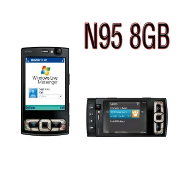 Original N95 8GB Mobile Cell Phone 3G 5MP Wifi GPS 2.8''Screen Unlocked Smartphone Russian Hebrew Arabic Keyboard. Made on 2007
Original N95 8GB Mobile Cell Phone 3G 5MP Wifi GPS 2.8''Screen Unlocked Smartphone Russian Hebrew Arabic Keyboard. Made on 2007