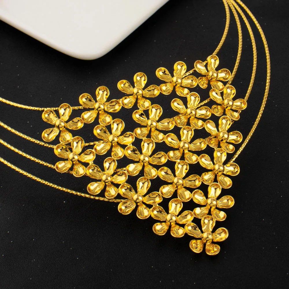 Fashion Silver Gold Color Hollow Shape Necklace Earrings Bracelet Ring Set for Women Exaggerated Design Jewelry Gift for Party 7 Mallzona Fashion Silver Gold Color Hollow Shape Necklace Earrings Bracelet Ring Set for Women Exaggerated Design Jewelry Gift for Party Mallzona