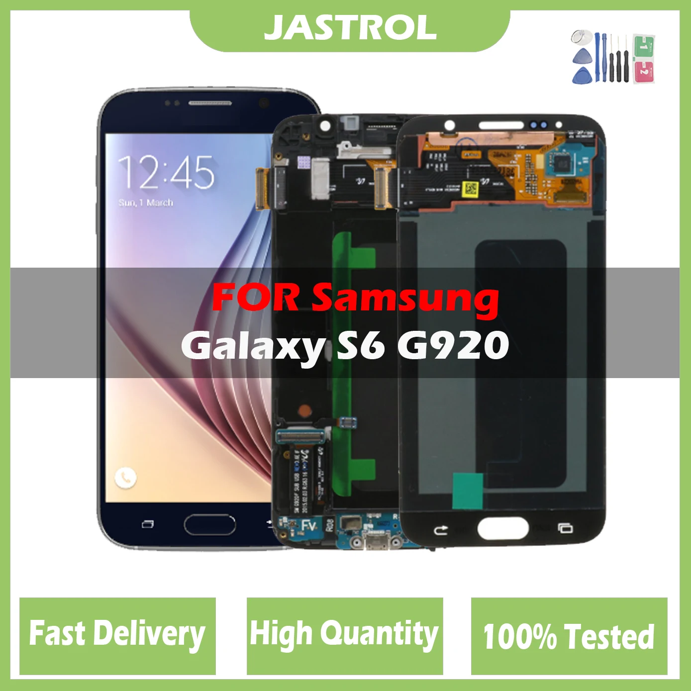 New Super AMOLED 5.1'' Original S6 LCD for SAMSUNG GALAXY S6 G920 SM-G920F G920F G920FD With Frame Touch Digitizer Assembly
New Super AMOLED 5.1'' Original S6 LCD for SAMSUNG GALAXY S6 G920 SM-G920F G920F G920FD With Frame Touch Digitizer Assembly