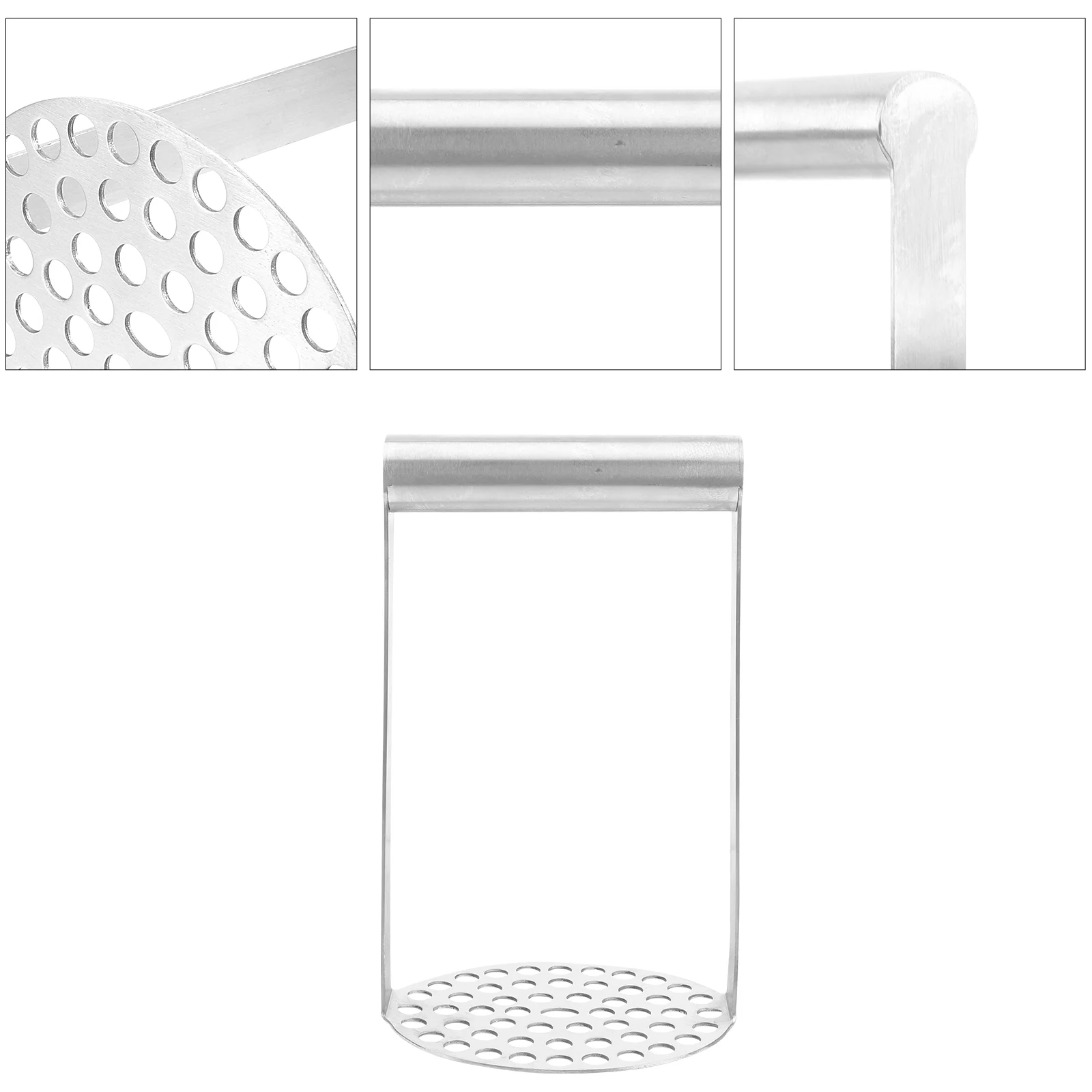 Potato Masher Stainless Steel Potato Garlic Press Crusher Cooking Fruit Ricer Crusher Kitchen Gadget
Potato Masher Stainless Steel Potato Garlic Press Crusher Cooking Fruit Ricer Crusher Kitchen Gadget