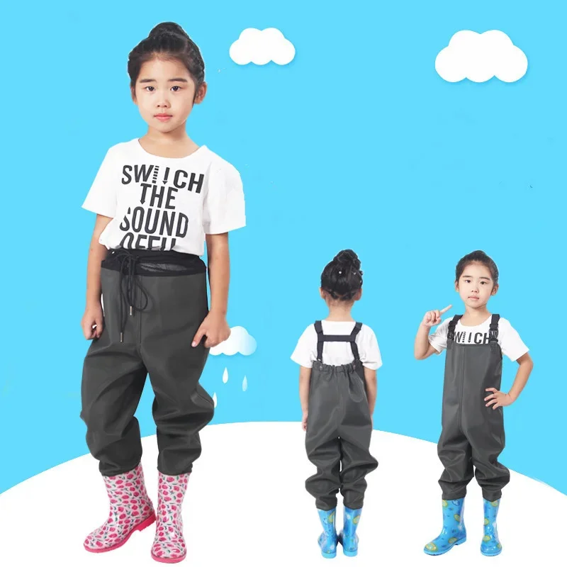 Boys Girls Outdoor Fishing Seaside Beach Wading Trousers Children Hunting Angling Camping Breathable Waterproof Rain Pants Boots
Boys Girls Outdoor Fishing Seaside Beach Wading Trousers Children Hunting Angling Camping Breathable Waterproof Rain Pants Boots