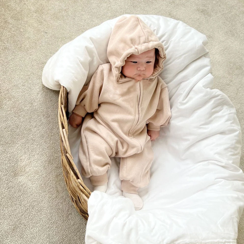 Baby Pocket Hooded Zip-up Jumpsuit Newborn Clothes 2024 Baby Boy Comfy Hooded Romper with Zip Girls Climbing Clothes Jumpsuit 21 Seb9cc9a2d4c54608a8fdf51458fb45e4F